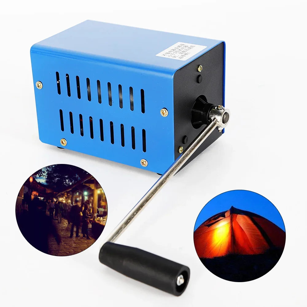 Multifunction Generator 20W Manual Dynamo Hand Crank Charger Generator USB Emergency Portable Generator For Travel Camping