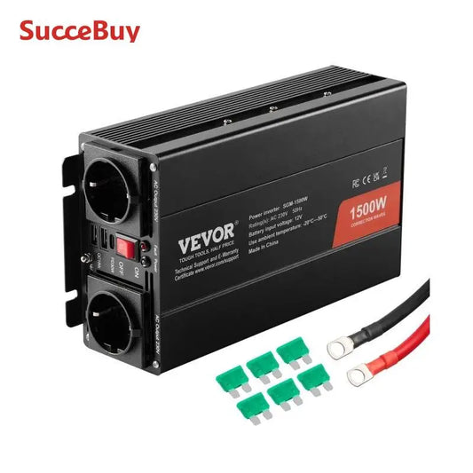 SucceBuy Modified Sine Wave Inverter 1500W / 3000W / 5000W Power Inverter for Home Devices Home Appliances Household Equipment