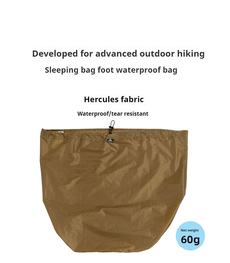 3F UL GEAR Sleeping Bag Foot Ultralight Dyneema Nylon Portable Waterproof Bag Camping Sleeping Bag Accessories Tear Resistant