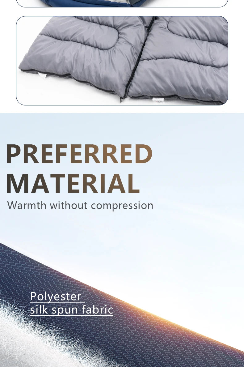 BISINNA Camping Sleeping Bag Ultralight Waterproof Warm Envelope Backpacking Sleeping Bags for Outdoor Traveling Hiking