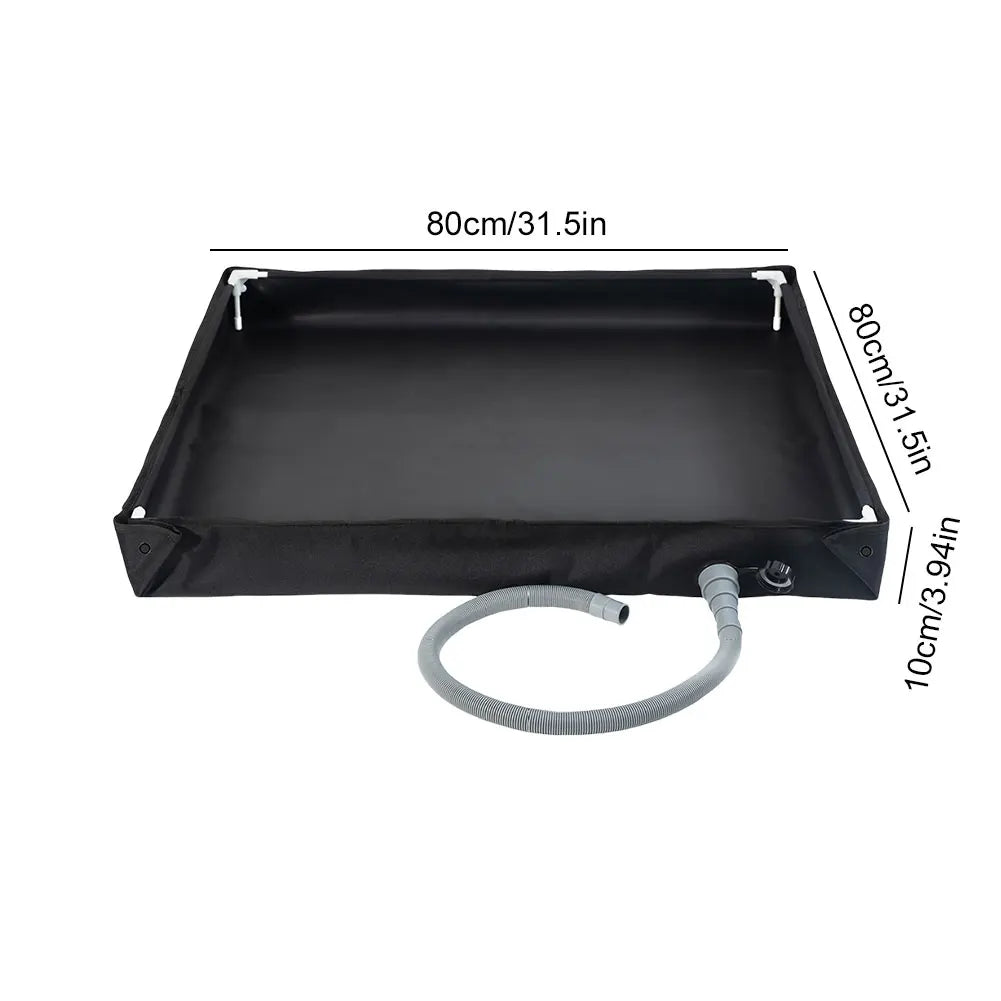 Portable Shower Pan with Drain Hose Camping Shower Base Outdoor Tent Shower Tray for RV Outdoor Camping Shower Beach Pet Bath