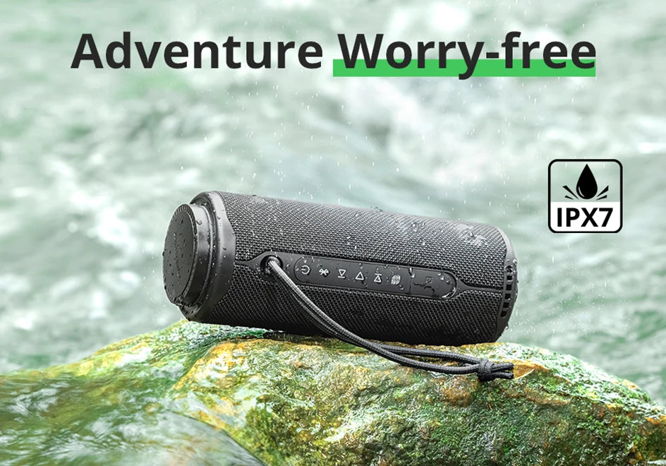 Tronsmart T8 Bluetooth Speaker 40W Outdoor Portable Speaker with Deep Bass, SoundPulse, Waterproof IPX7, APP Control,for Camping