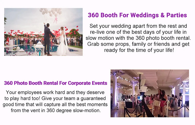 360 Photo Booth insta 360 Machine Camera APP Lights For Parties With Software Logo Customization Automatic 360 Spin Camera Booth