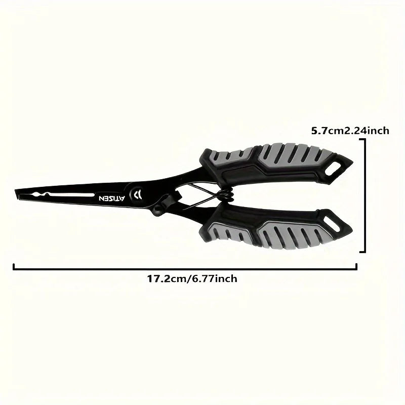 2-Piece Durable Stainless Steel Fishing Pliers - a Must-Have Tool for Easy Control of Fish and Outdoor Fishing