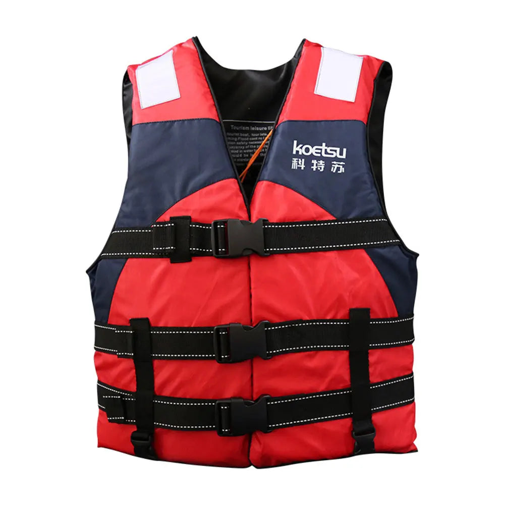 Portable Swim Jacket Reflective Swimming Life Vest Water Sports Safety Vest for Snorkeling Swimming Kayaking Boating