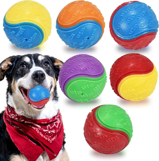 Dog Toys Balls for Training, Tough Ball Toys for Dogs, Fit with Dog Ball Launcher, High Bouncy Dog Ball for Interactive Playing