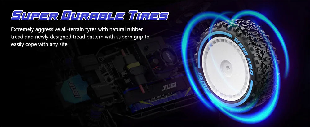 JIUSI WB12 PRO 1/12 Racing Car 4WD High Speed 80KM/H Brushless Remote Control Car Off-road Competitive Drift RC Car Toy Kid Gift