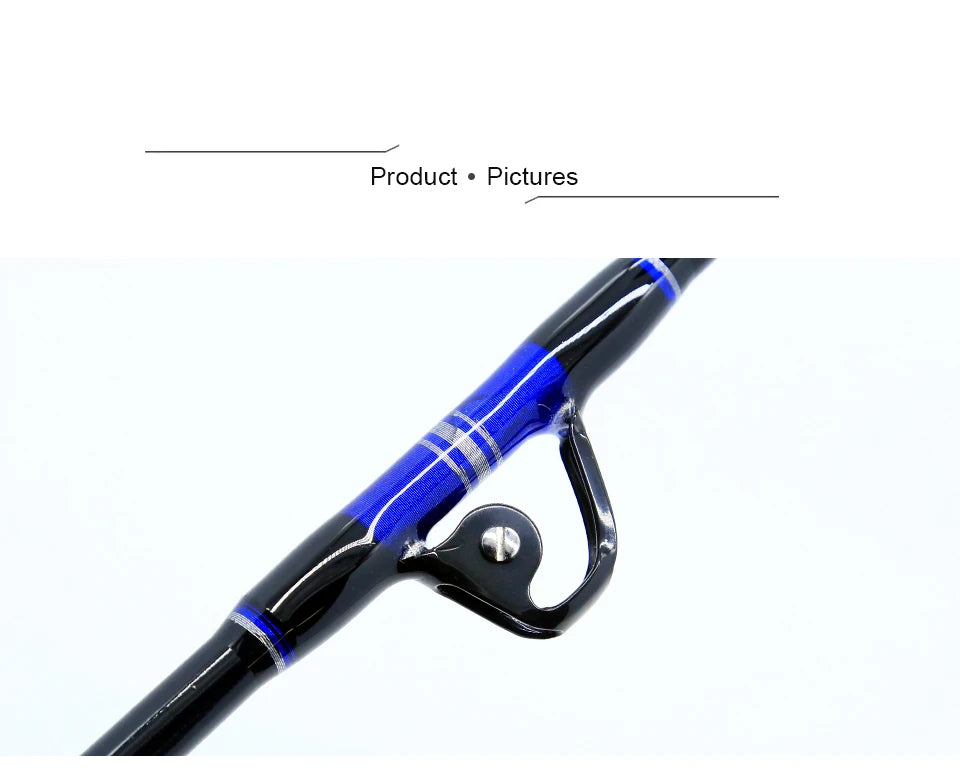 Fishing rod Bending butt roller guide rail big game  boat rod straight butt glass fiber blank deep sea fishing rod