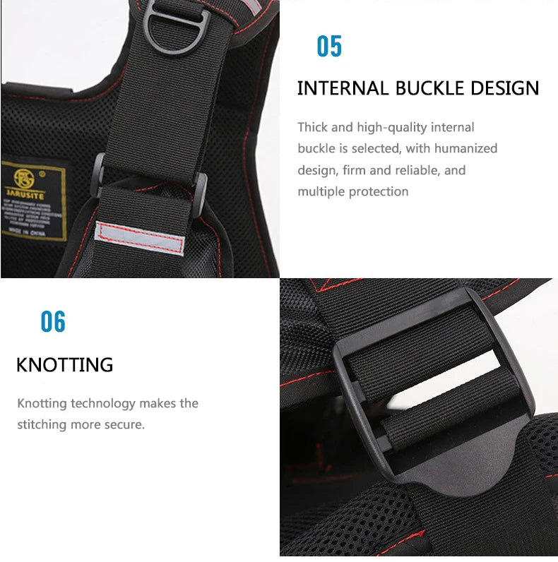 Multi-Functional Life Jacket Vest For Outdoor Fishing A Must-Have For Safety Multiple Pockets For Storage Buoyant Material