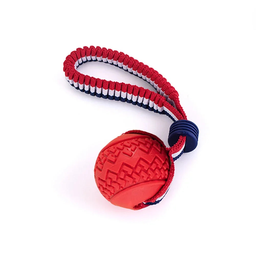 Interactive Training Knot String Rope Puppy Dogs Toy Balls Ball Molar Resistant Bite Cleaning with Chewing Pet Toys Tooth Dog