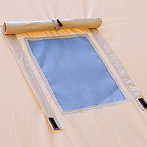 Inflatable Tent for Camping - 6-8 Person Ultra-Quick Setup Blow Up Tent,80.73 Square Feets 4 Season Inflatable Tent with Stove